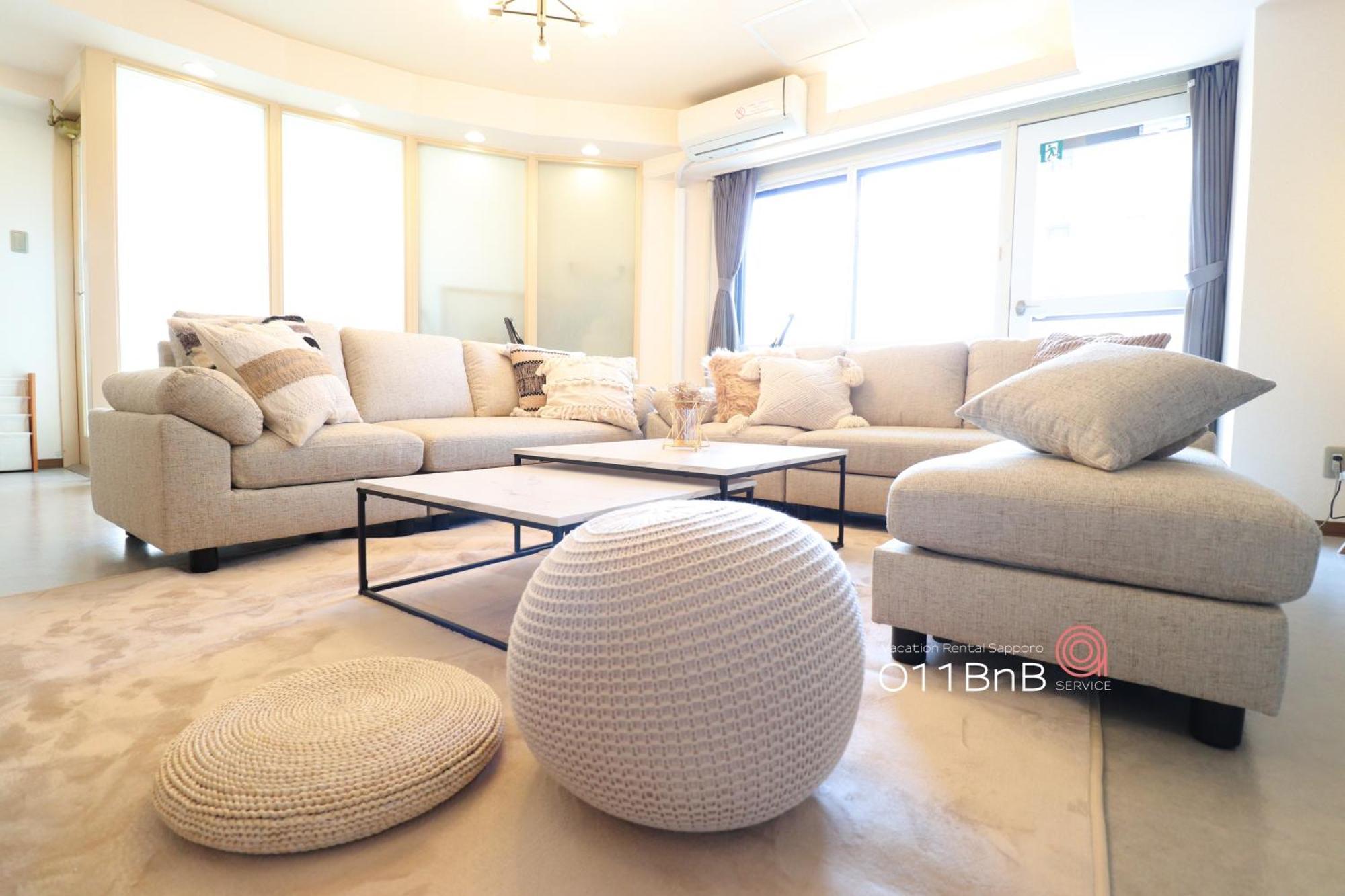 Nk Bld4F Sapporo 3Ldk 3Br 1 Floor 1 Room Buitenkant foto